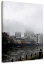 Gario Vászonkép Város a ködben - Dmitry Belov Méret: 40 x 60 cm