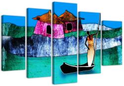 Gario Vászonkép No egy csónakban - 5 részes Méret: 100 x 70 cm
