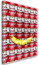Gario Vászonkép Banán- és paradicsomkonzervek - Rubiant Méret: 40 x 60 cm