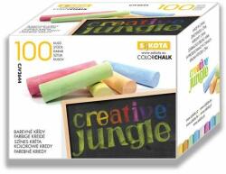  Táblakérta, kerek, "Creative Jungle", színes (ISKE190)