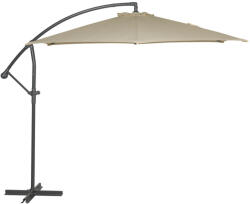 ROJAPLAST FREE POLE függő napernyő, hajtókarral - bézs - ? 300 cm (607/75)