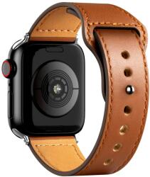 Apple Watch 1/2/3/4/5/6/7/8/9/SE (38/40/41mm) TRPH bőr óraszíj barna