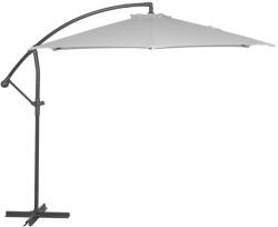 ROJAPLAST FREE POLE függő napernyő, hajtókarral - szürke - ? 300 cm (607/77)
