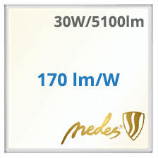 NEDES LED panel (595 x 595 mm) 30W - természetes fehér, 170+lm/W, backlite panel (PL5722)