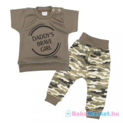 NEW BABY 2-részes baba együttes New Baby Army girl - babamarket