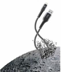 Cellularline Кабел Cellular Line Extreme, от USB-A(м) към Lightning(м), подсилен, черен (TETRACABMFI1MK)