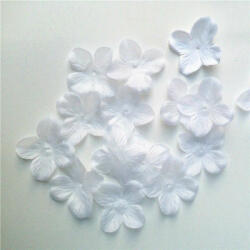  Örökzöld selyem virágszirmok (100 db) fehér (KBL-834-02) - pepita - 2 390 Ft