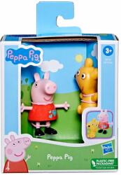 Peppa Pig Set 2 figurine Peppa Pig si Teddy Bear, 7 cm, F8116