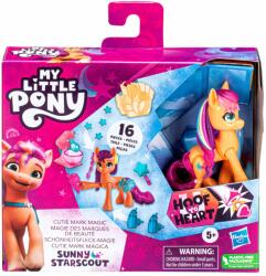 Hasbro Figurina My Little Pony cu accesorii, Cutie Mark Magic, Sunny Starscout, F5250