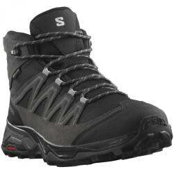 Salomon X Ward Leather Mid Gore-Tex férficipő Cipőméret (EU): 47 (1/3) / fekete
