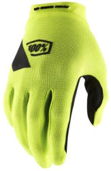 Kerékpáros és motocross kesztyű 100% Ridecamp fluoreszkáló sárga fluo sárga M