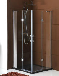 SAPHO Gelco Legro szögletes zuhanykabin 90x90 cm átlátszó üveg, króm profil GL2290 (GL2290)
