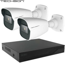 Techson Dark pro silver 2 kamerás szett