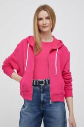 Tommy Hilfiger bluza femei, culoarea roz, cu glugă, neted 9BYX-BLD00W_42X