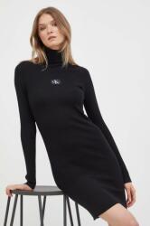 Calvin Klein rochie culoarea negru, mini, mulata 9BYX-SUD05I_99X