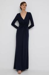 Ralph Lauren rochie culoarea albastru marin, maxi, drept 9BYX-SUD0A7_59X