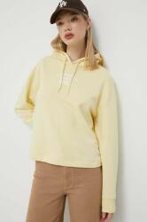 Tommy Hilfiger bluza femei, culoarea galben, cu glugă, cu imprimeu 9BYX-BLD01O_10X