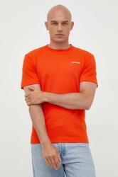 Calvin Klein tricou din bumbac culoarea portocaliu, uni K10K109894 9BYX-TSM01U_23X