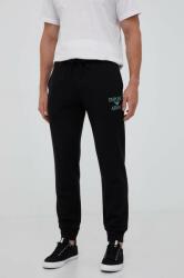 Emporio Armani Underwear pantaloni de trening culoarea negru, cu imprimeu 9BYX-SPM0CW_99X