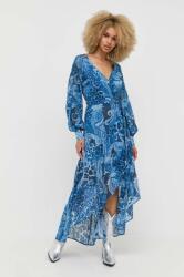 GUESS rochie culoarea albastru marin, maxi, drept 9BYX-SUD02W_59X