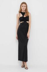 Calvin Klein rochie culoarea negru, maxi, evazati 9BYX-SUD02O_99X
