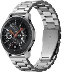  TKG Huawei Watch GT 4 (46 mm) okosóra fémszíj - Spigen Modern Fit ezüst fémszíj (22 mm szíj szélesség)