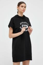 DKNY rochie culoarea negru, mini, oversize 9BYX-SUD1FN_99X