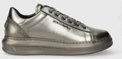 Karl Lagerfeld sneakers din piele KAPRI MENS KC culoarea argintiu, KL52575M 9BYX-OBM1TS_SLV