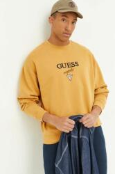 Guess Originals bluza barbati, culoarea galben, cu imprimeu 9BYX-BLM0F7_11X