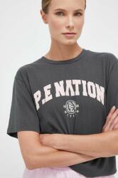 P. E Nation tricou femei, culoarea gri PPYX-TSD2RO_90X