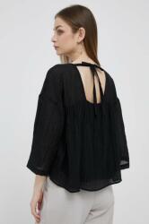 DKNY bluza femei, culoarea negru, neted 9BYX-BDD01Y_99X