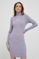 Calvin Klein rochie culoarea violet, mini, mulata 9BYX-SUD05I_04X