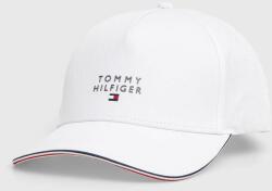 Tommy Hilfiger șapcă de baseball din bumbac culoarea alb, modelator 9BYX-CAM00G_00X