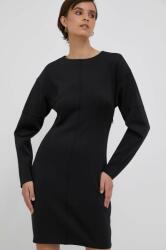 Calvin Klein rochie culoarea negru, mini, drept 9BYX-SUD02B_99X