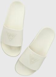 Guess papuci GUESS BEACH SLIPPERS femei, culoarea alb, E3GZ12 BB00F PPYX-KLD0GW_00X