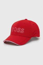 Boss Green șapcă culoarea roșu, cu imprimeu 50496291 9BYX-CAM021_33X