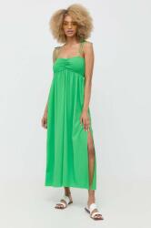 Notes du Nord rochie Carrie culoarea verde, maxi, evazati 9BYX-SUD01S_77X
