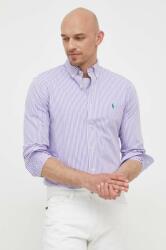 Ralph Lauren camasa barbati, culoarea violet, cu guler button-down, regular 9BYX-KDM03D_44X