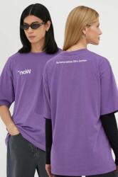 Won Hundred tricou culoarea violet, cu imprimeu 9BYX-TSU023_44X