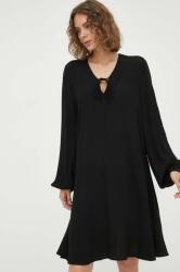 Bruuns Bazaar rochie Lilli Lavina culoarea negru, mini, evazati 9BYX-SUD006_99X