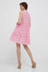 Rich & Royal rochie din bumbac culoarea roz, mini, evazati MBYX-SUD001_30X