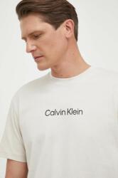 Calvin Klein tricou din bumbac culoarea bej, modelator 9BYX-TSM01Y_80X