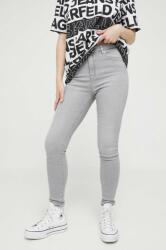 Karl Lagerfeld Jeans jeansi femei, culoarea gri 9BYX-SJD07T_09J