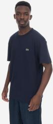 Lacoste tricou din bumbac culoarea bleumarin, uni TH1708.166-166 PPYX-TSM2ZM_59X