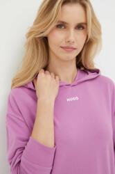 HUGO BOSS bluză lounge culoarea violet, cu glugă, uni 50490594 9BYX-BLD02I_45X