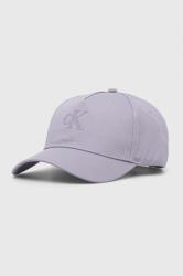 Calvin Klein Jeans șapcă de baseball din bumbac culoarea violet, cu imprimeu 9BYX-CAD01C_04X