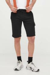 Calvin Klein Jeans pantaloni scurți din bumbac culoarea negru J30J323411 9BYX-SZM007_99X