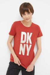 DKNY tricou femei, culoarea rosu 9BYX-TSD06S_33X