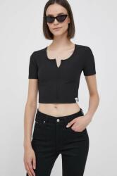 Calvin Klein Jeans top femei, culoarea negru 9BYX-TSD1AJ_99X