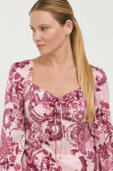 GUESS bluza femei, culoarea roz, neted 9BYX-BDD010_30A